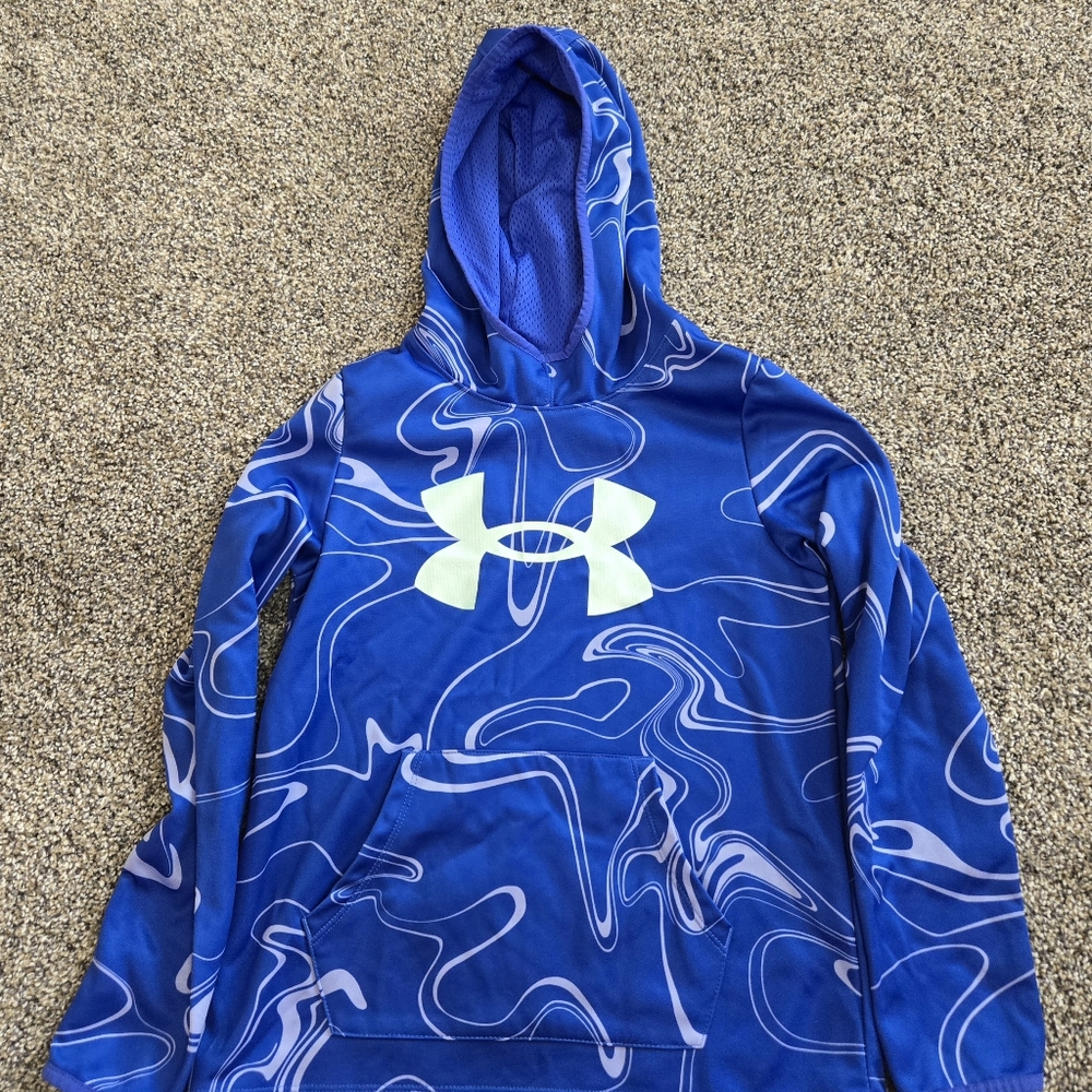 Under Armour Electric Blue Patterned Hoodie